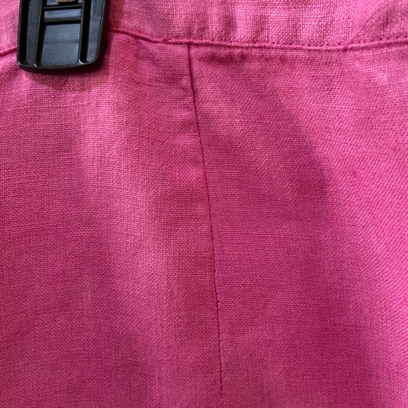 100% Linen Size 26W PINK (Barbie) pants: Uniform by John Paul Richard - Picture 8 of 10